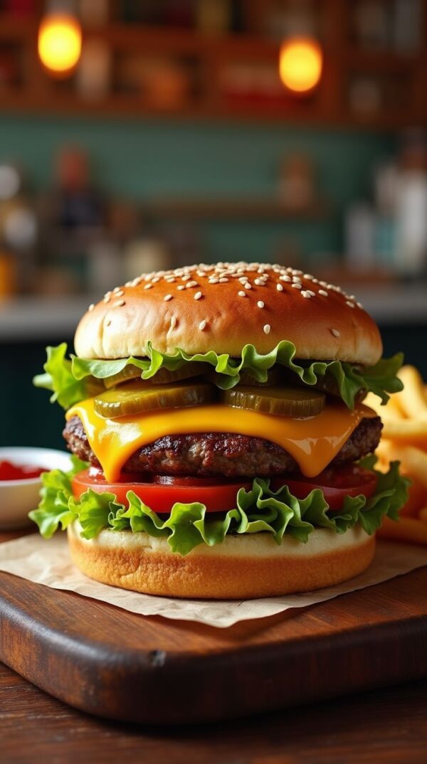 Veg Cheese Burger