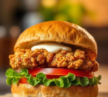 CHICKEN CHEESE BURGER