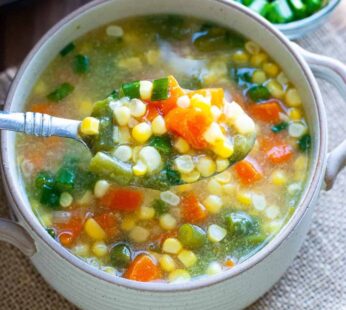 HOT AND CORN SOUP