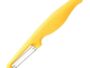 Happy Kitchen Sharp Vegetable Stainless Steel, Plastic Peeler (Yellow)