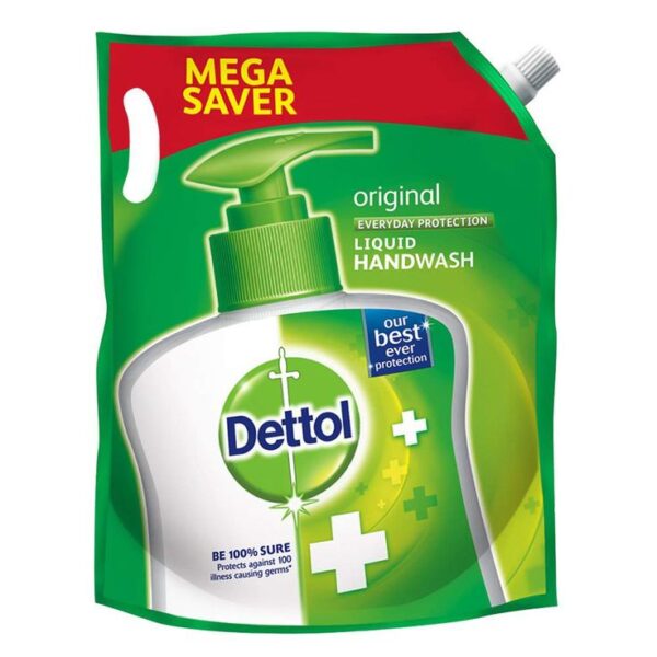 Dettol Liquid Hand Wash Refill Pouch (Original Germ Protection) 1.35ltr