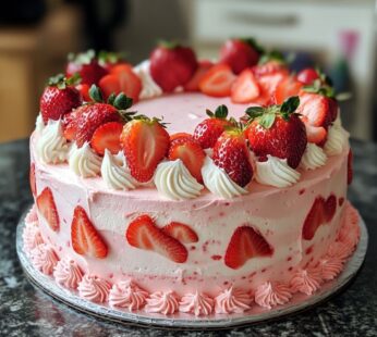 STRAWEBERRY CAKE 1 POND