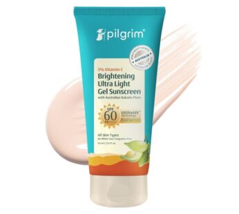 Pilgrim 5% Vitamin C Brightening Sunscreen Gel (SPF 60 PA++++)