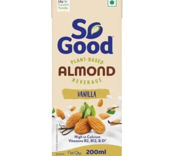 So Good Natural Unsweetened Almond Beverage 200ml