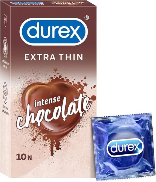 Durex Extra Thin Intense Chocolate Condom 1 pack (12 pieces