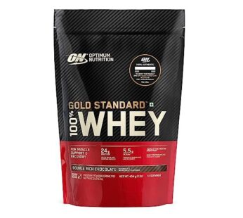 Optimum Nutrition (ON) Gold Standard 100% Whey Protein Powder Double Rich Chocolate – 454 g
