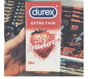 Durex Extra Thin Wild Strawberry Condom 1 pack (12 pieces)