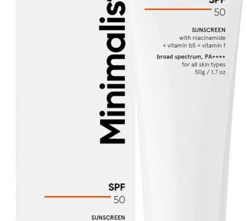 Minimalist Sunscreen (SPF 50 PA++++) 50g