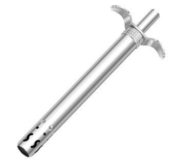 Fackelmann Stainless Steel Gas Lighter (Silver)