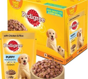 Pedigree Adult Dog Wet Food -Chicken & Liver Chunks in Gravy flavour 30 x 70 g