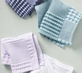 Aravi Cotton Kitchen Cloth (Multicolor) 6 pieces, 1 pack (6 pieces)