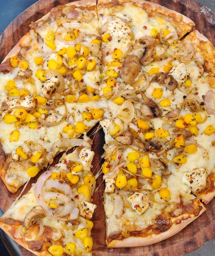 CHEESE CORN PIZZA