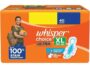 Whisper Choice Stain Protection Wings Sanitary Pads  18 pieces, 1 pack (18 pieces)