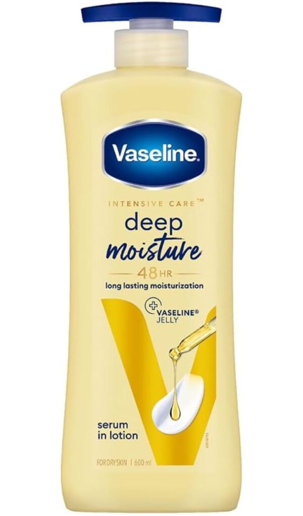 Vaseline Intensive Care Deep Body Lotion (Long Lasting Moisturization For Healthy, Glowing Skin)  400g
