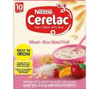 Nestle Ceregrow Multigrain Baby Cereal with Milk & Fruits (No Refined Sugar, 2 – 6 years)