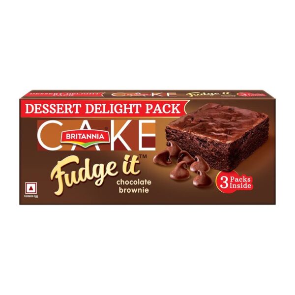 Britannia Cake Fudge it Chocolate Brownie 120g