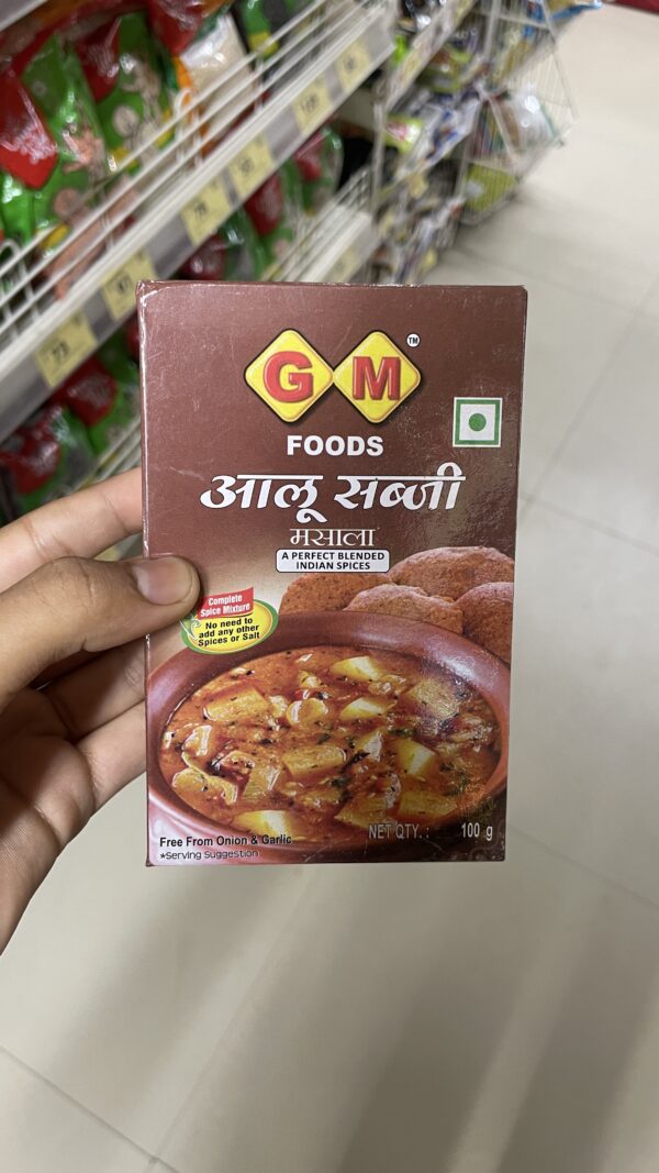 GM Foods Aloo Sabzi Masala 100g