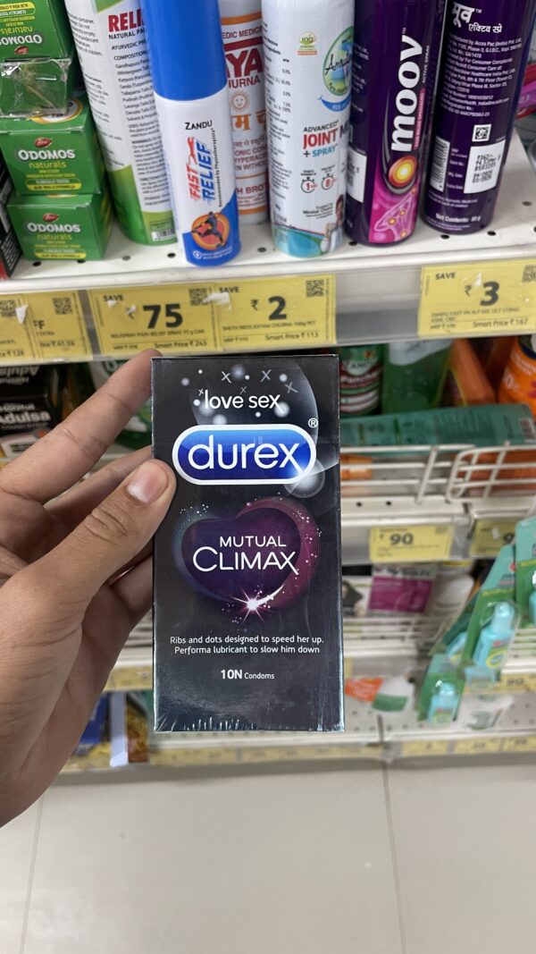 Durex Mutual Climax Ribbed and Dotted Condom 1 pack (10 pieces)