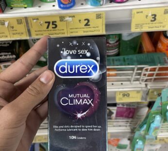 Durex Mutual Climax Ribbed and Dotted Condom 1 pack (10 pieces)