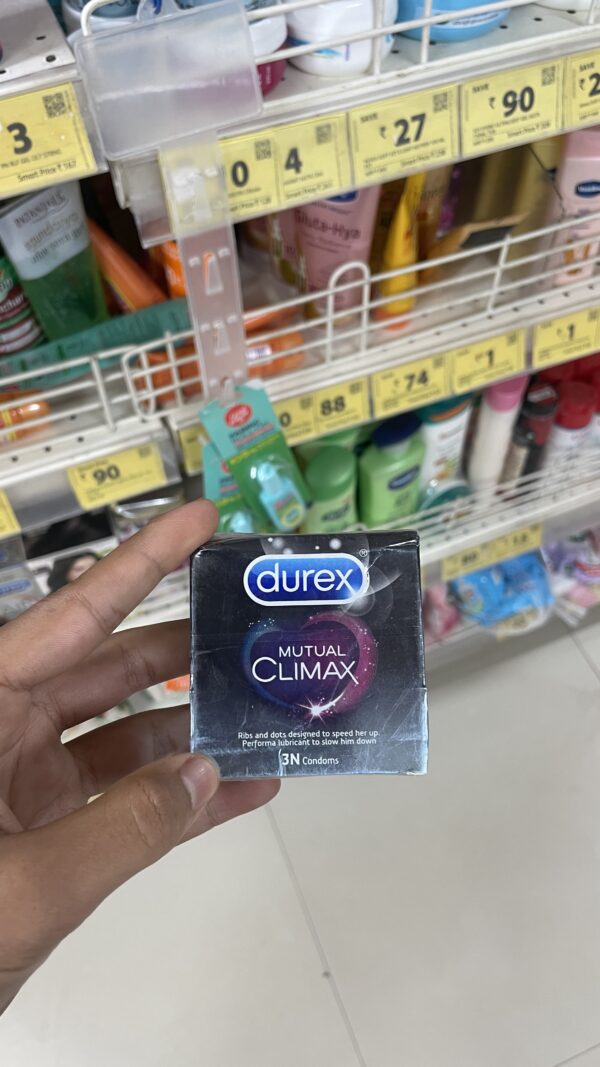 Durex Mutual Climax Dotted Condom 1 pack (3 pieces)
