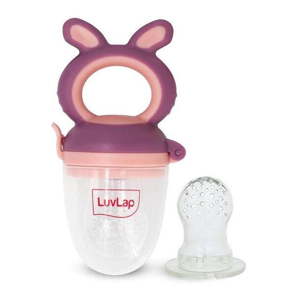 LuvLap Silicone Food/Fruit Baby Nibbler with Extra Mesh