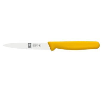Happy Kitchen Sharp Vegetable Stainless Steel, Plastic Knife (Yellow)