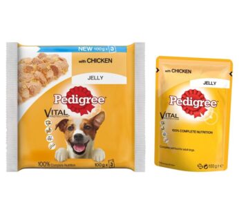 Pedigree Adult Dog Wet Food -Chicken & Liver Chunks in Gravy flavour 30 x 70 g