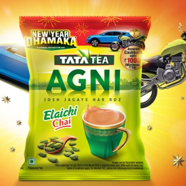 Tata Tea Agni Elaichi Tea Leaves 1KG